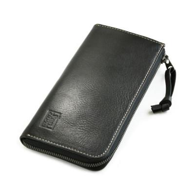 ふるさと納税 松茂町 VanNuys オールインワン L型ファスナーロングウォレット(ビンテージブラック)