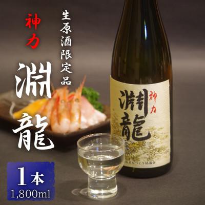 ふるさと納税 坂井市 酒米づくりからこだわって作った限定醸造の生原酒「淵龍」 一升瓶 1本 [ A-1307]
