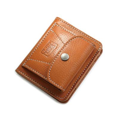 ふるさと納税 松茂町 VanNuys 胸ポケットに入る オールインワンランチ財布(ビンテージキャメル)