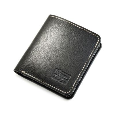 ふるさと納税 松茂町 VanNuys 紙幣とカードのコンパクト折り畳みウォレット(ビンテージブラック)