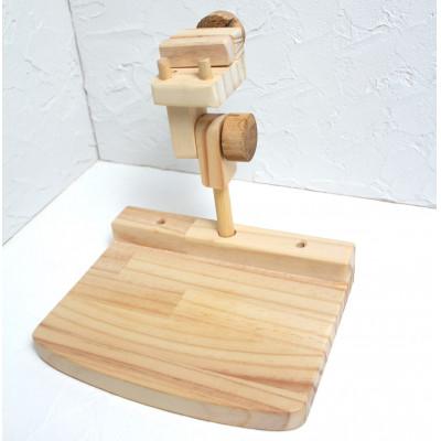 ふるさと納税 猪名川町 エディ工房 刺繍丸枠スタンド(Cモデル)[丸ハンドル&amp;グリップ2種付属]※丸枠は付属しません