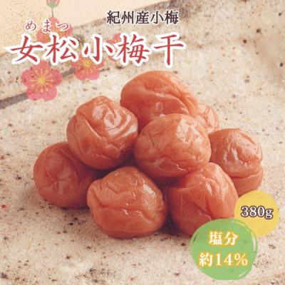 ふるさと納税 田辺市 女松小梅干 380g 塩分約14%[mrs020]