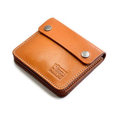 ふるさと納税 松茂町 VanNuys 大きく開く3部屋構造のワイドオープンウォレット ワイドサイズ(ビンテージキャメル)