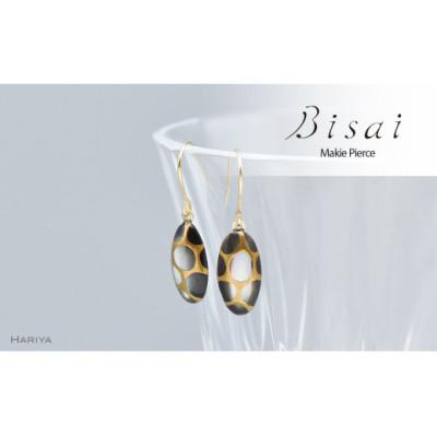 ふるさと納税 加賀市 ピアス Filo[オーバル・黒]