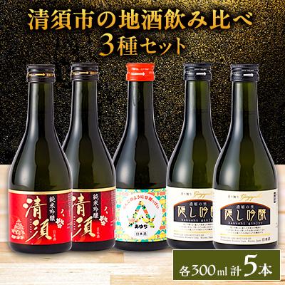 ふるさと納税 清須市 【清須市の地酒】飲み比べ5本セット 300ml | 