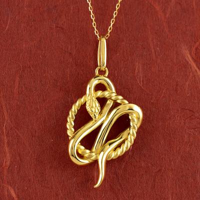 ふるさと納税 昭和町 蛇 純金 ペンダントトップ ネックレス 干支 240828mro403k24n