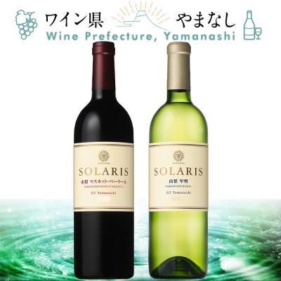 ふるさと納税 山梨県 マンズワイン ソラリス 甲州&ベーリーA 2本セット