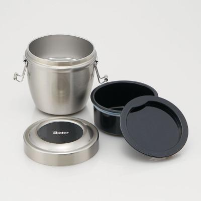 ふるさと納税 奈良市 抗菌真空ステンレス丼ランチジャー550ml ベーシック 10-086 STLBD6AG 550379 |  | 01
