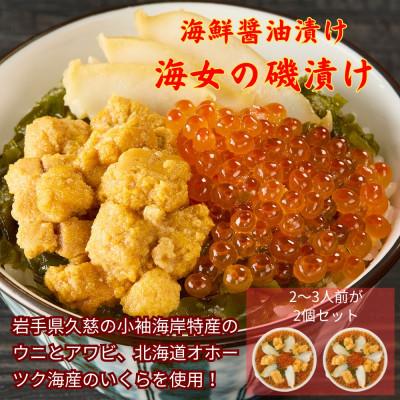 ふるさと納税 久慈市 海女の磯漬け 250g×2箱セット 80-1