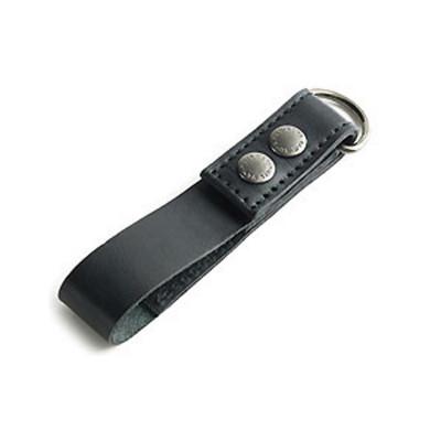 ふるさと納税 松茂町 VanNuys 外れにくいWホック仕様のぬめ革の時計ホルダー Type-D[20mm幅](ブラック)