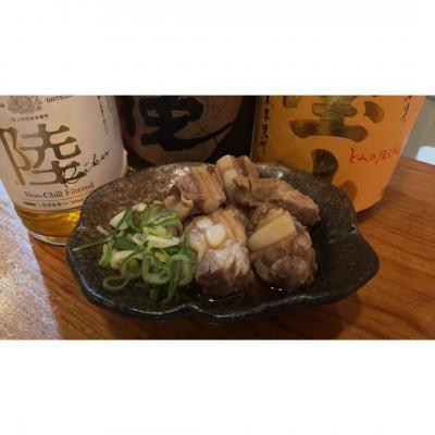 ふるさと納税 宇部市 [訳あり]やみつき注意!マスターおすすめ☆こりこりブタ軟骨の煮込み 150g×3袋セット