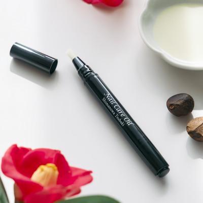 ふるさと納税 利島村 ネイルケアオイルペン椿油100%