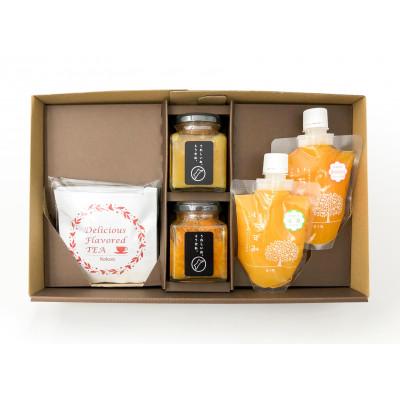 ふるさと納税 松山市 ティータイムセット(コンフィチュール&amp;ジュレ&amp;紅茶)[化粧箱入り]