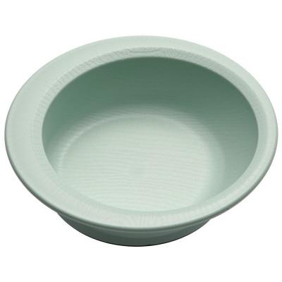 ふるさと納税 奈良市 すくいやすいボウル (グリーン) 3-013 653544