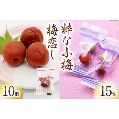 ふるさと納税 韮崎市 粋な小梅 15個 &amp; 梅恋し 10個