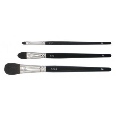 ふるさと納税 熊野町 熊野化粧筆 灰リス製 3本セット