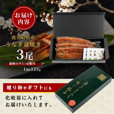 ふるさと納税 指宿市 鹿児島県産うなぎ蒲焼じっくり焼き約125g×3尾 IB021-008_3