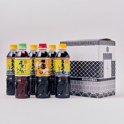 ふるさと納税 宇城市 みなとしょうゆ 500ml×6本セット