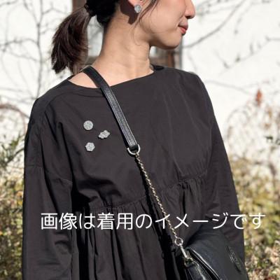 ふるさと納税 高松市 庵治石のピンブローチ 六角形_3