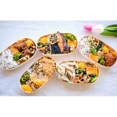 ふるさと納税 福岡市 [冷凍]お弁当5食セット 無添加 栽培期間中農薬不使用 特別栽培野菜 九州 福岡 国産食材