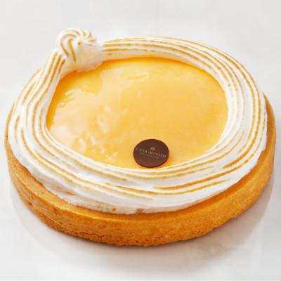 ふるさと納税 長野市 [先行予約]洋菓子店カサミンゴーの高級洋菓子 タルト・オー・シトロン 25cm