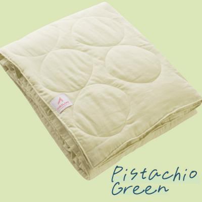 ふるさと納税 福山市 ちょうどよい心地5層ガーゼケット[シングル]ピスタチオグリーン約150×210cm