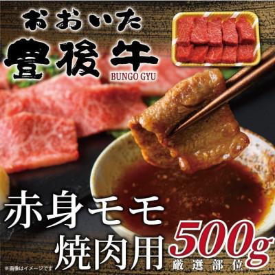 ふるさと納税 由布市 おおいた豊後牛赤身モモ焼肉用 500g(由布市)