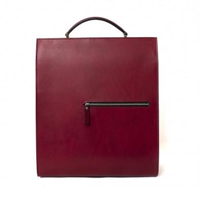ふるさと納税 福岡市 Foglia A4縦型2WAY ビジネスリュック ボルドーレッド SR001VC03