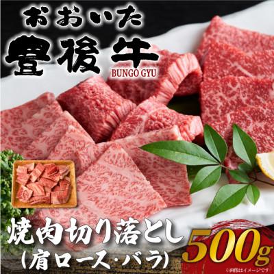 ふるさと納税 由布市 おおいた豊後牛焼肉切り落とし 500g(由布市)
