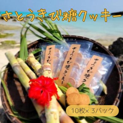 ふるさと納税 与論町 与論さとうきび糖クッキー(10枚×3パックセット)