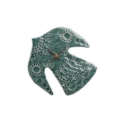 ふるさと納税 多治見市 happy bird clock グリーン