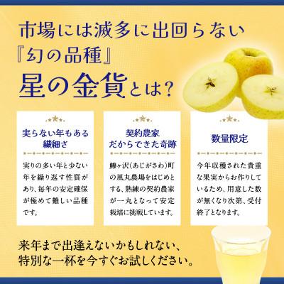 ふるさと納税 鰺ヶ沢町 りんごジュース 青森 シャイニープレミアム 星の金貨 280ml×24本 [53841447] |  | 02