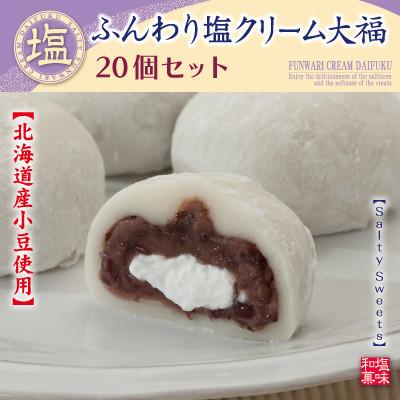 ふるさと納税 豊丘村 [豊丘村]ふんわり塩クリーム大福 20個セット