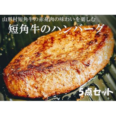 ふるさと納税 久慈市 農舎の短角牛ハンバーグ5点セット 21-18