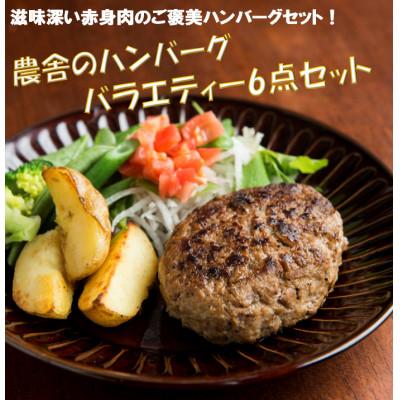 ふるさと納税 久慈市 農舎のハンバーグバラエティー6点セット 21-17