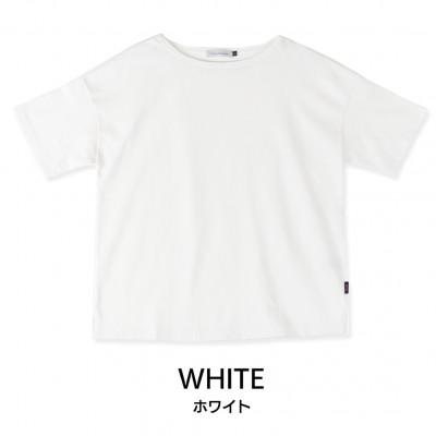 ふるさと納税 松山市 メンズ 半袖ボートネックTシャツ FL23SS-015M ホワイト Mサイズ FundAmental