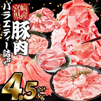 ふるさと納税 国富町 豚肉バラエティー詰合せセット 4.5kg(国富町)