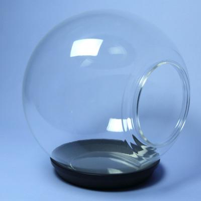 ふるさと納税 川越市 出入口ヨコ-町工場の猫好き社員が開発!犬・猫ちゃんの可愛い姿を見る為のペットの金魚鉢(アクリル樹脂)