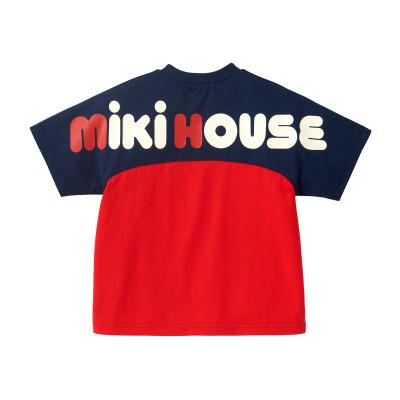 ふるさと納税 藍住町 ミキハウス　バックロゴ半袖Tシャツ 90cm |  | 01