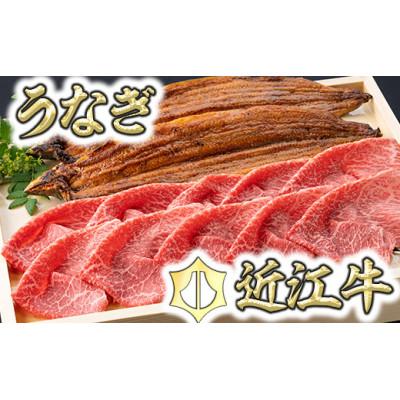 ふるさと納税 近江八幡市 [食卓を豪華に!]近江牛赤身スライス400g&amp;うなぎ蒲焼2尾セット