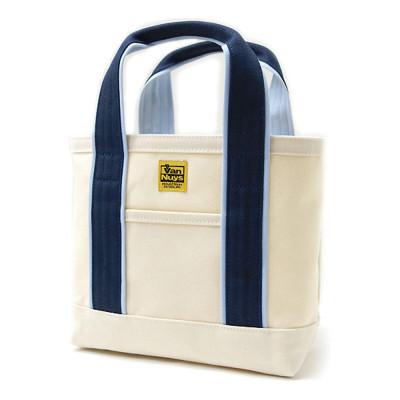 ふるさと納税 松茂町 VanNuys スタッフオーダートート/Mikaモデル(生成×ネイビー)