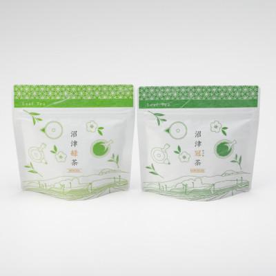 ふるさと納税 沼津市 静岡産 沼津茶アソートセット 沼津緑茶(50g)沼津冠茶(50g)計100g
