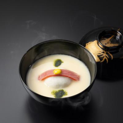 ふるさと納税 高松市 [香川名物]二蝶のあん餅雑煮 3個入り