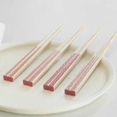ふるさと納税 小浜市 OEDO -Pink- Kiku　　　　　　　　　　　(食洗機対応 箸 若狭塗箸 1膳) |  | 02