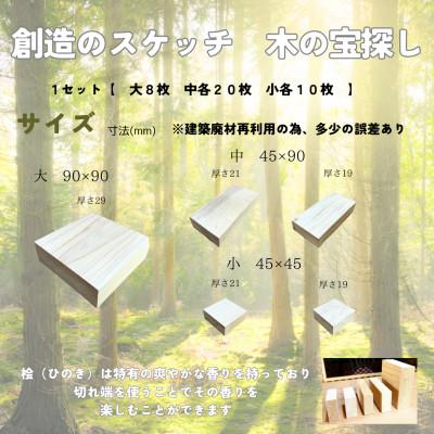 ふるさと納税 安城市 創造のスケッチ 木の宝探し 1セット 日本産