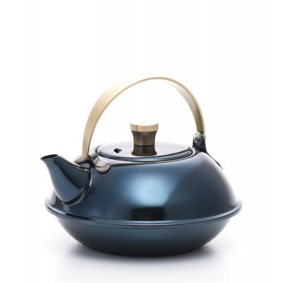 ふるさと納税 燕市 日本製 小夜 急須(藍) 600ml
