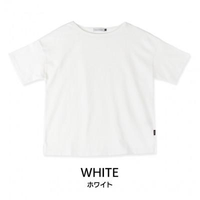 ふるさと納税 松山市 レディース ハードコットン 半袖Tシャツ FL23SS-016W 白 L FundAmental