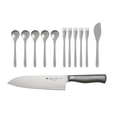 ふるさと納税 燕市 柳宗理 キッチンナイフ18cm #1250ティースプーン5本ケーキフォーク5本バターナイフ セット