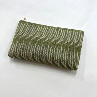 ふるさと納税 豊見城市 [ウージ染め]麻ポーチ