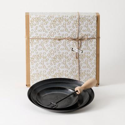 ふるさと納税 高松市 [ギフト包装]タキビズム TAKIBISM フライパンディッシュセット [槙塚鉄工所]